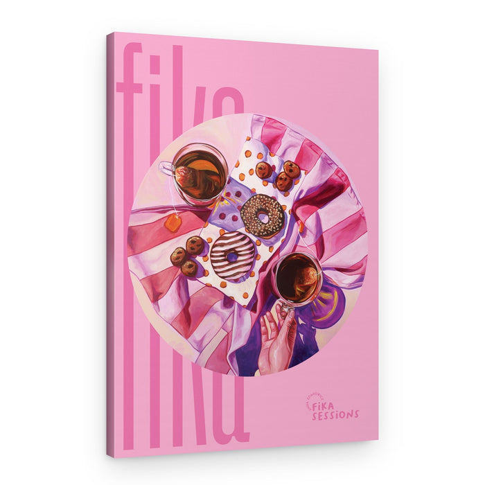 Sweet Fika Treats – Canvas Print