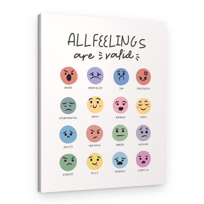 Allfeelingsarevalid – Canvas Print