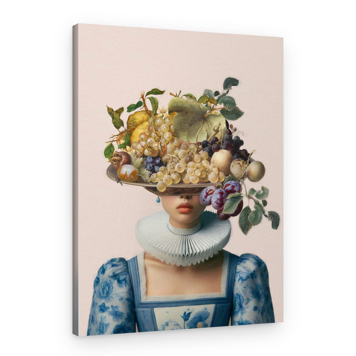 Renaissance Woman Fruit Platter – Canvas Print