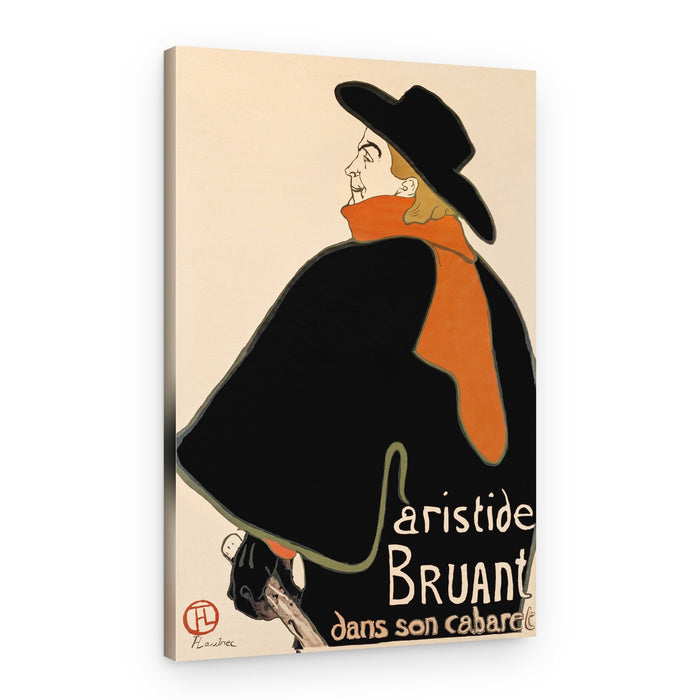 Aristide Bruant In His Cabaret (1893) – Canvas Print