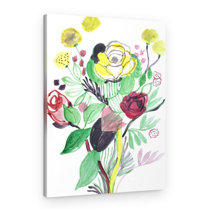 Vibrant Floral Bouquet – Canvas Print