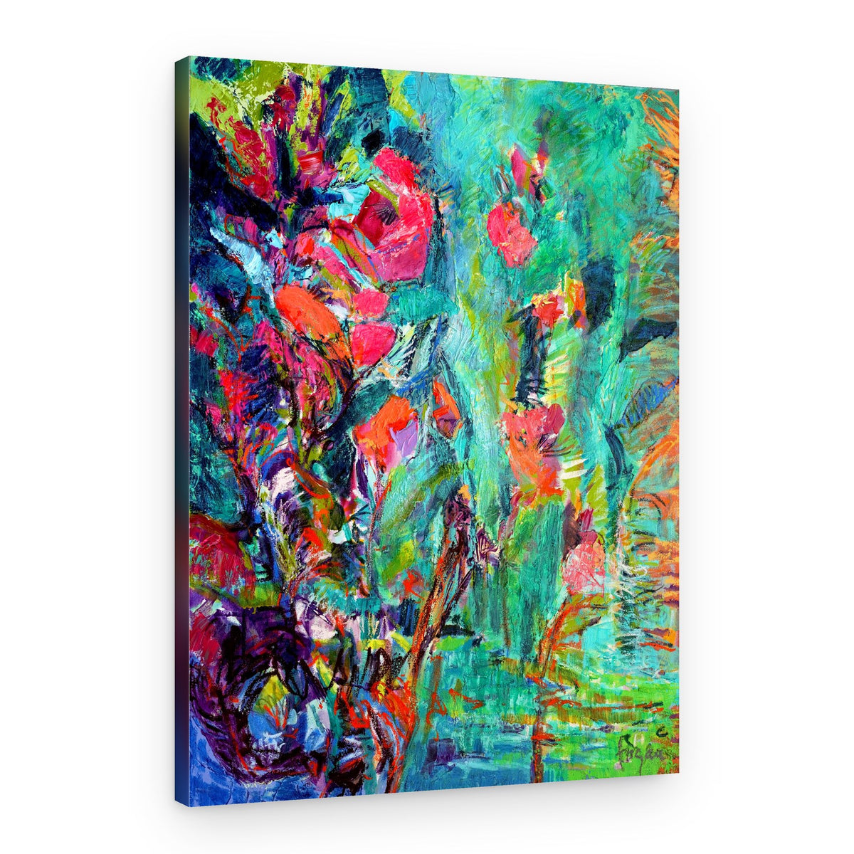 Vivid Colors And Delicate Petals – Canvas Print
