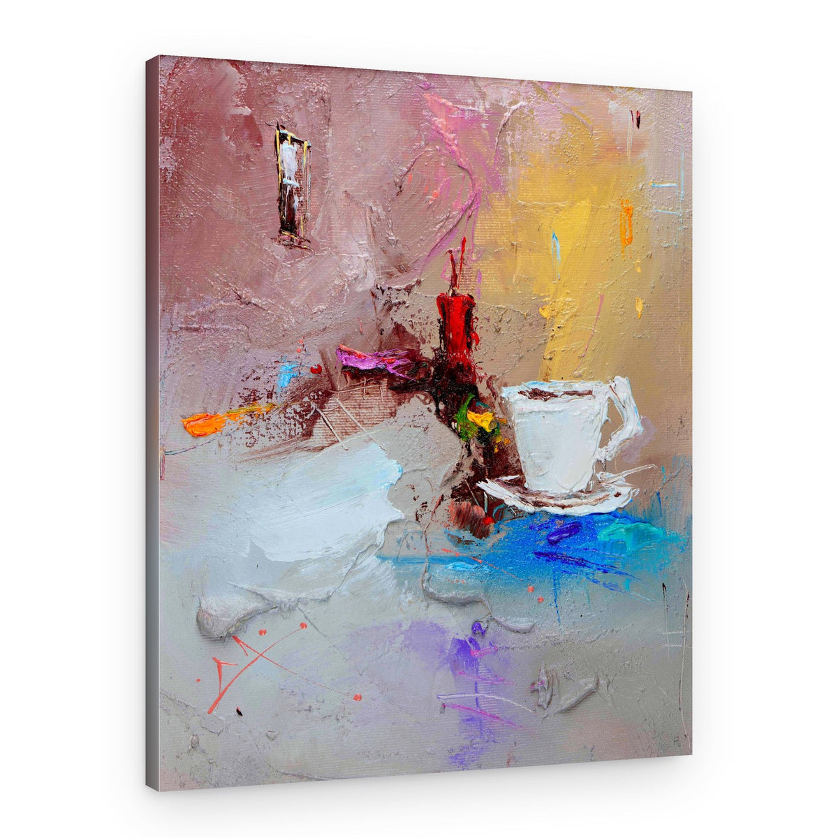 Modern Abstract Coffee – Canvas Print