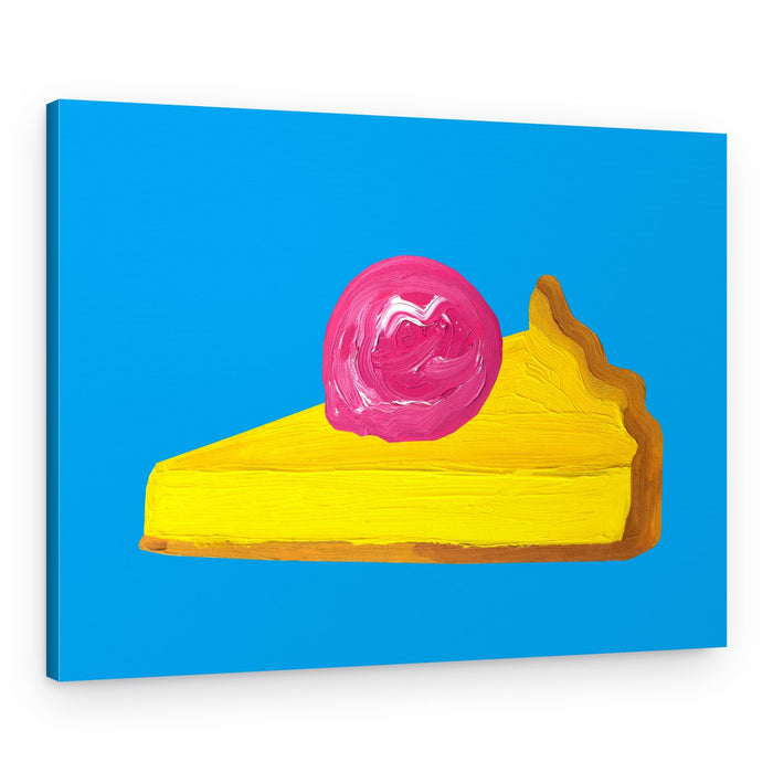Vibrant Pie Pop Art – Canvas Print
