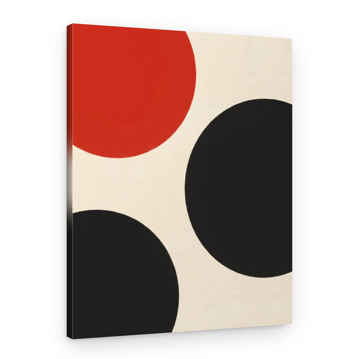 Bold Geometric Circles – Canvas Print
