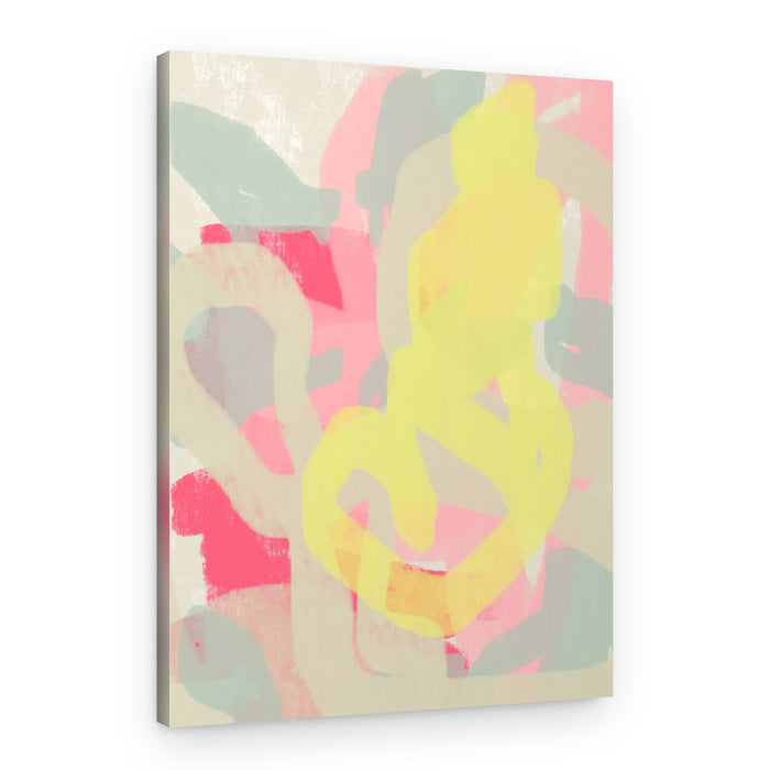 Pastel Abstract Flow – Canvas Print