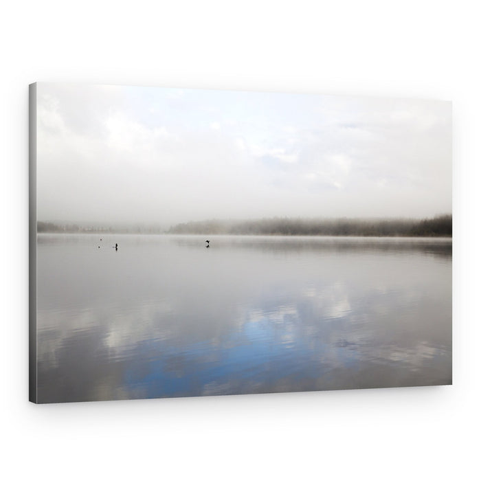 Misty Lake Reflections – Canvas Print