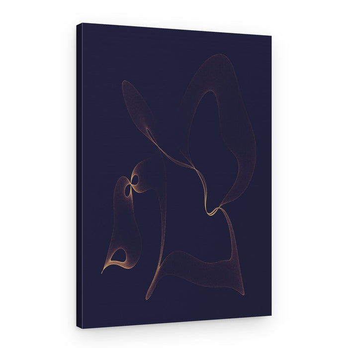 Fluid Golden Light – Canvas Print