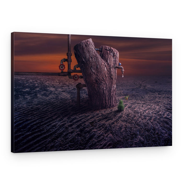 Drip of Life Desert – Canvas Print