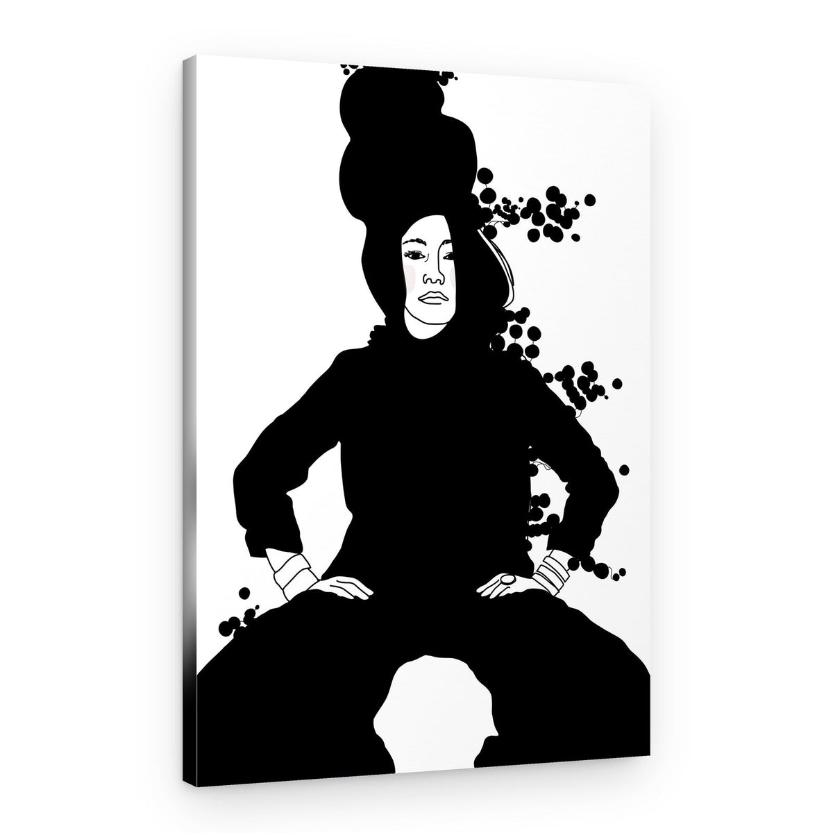 Bold Fashion Illustration – Canvas Print