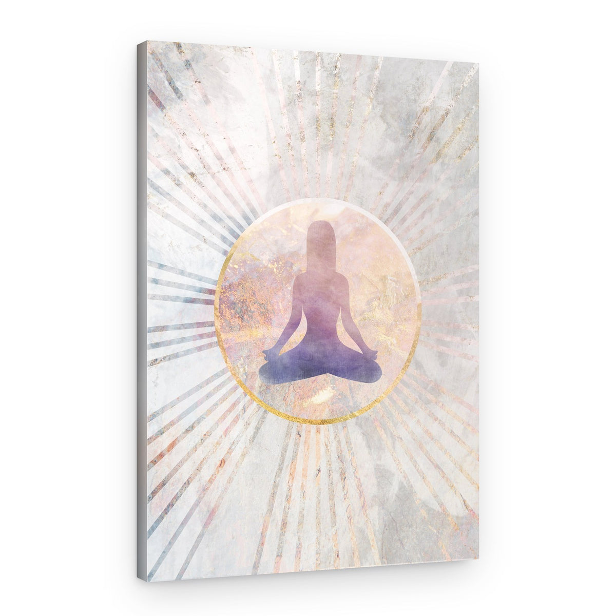Ethereal Meditation Glow – Canvas Print