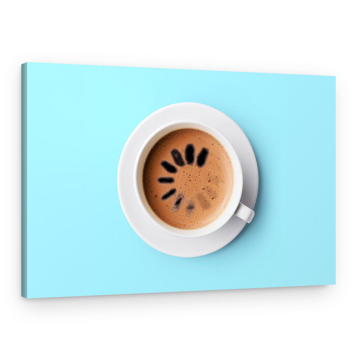 Coffee Loading Status – Canvas Print