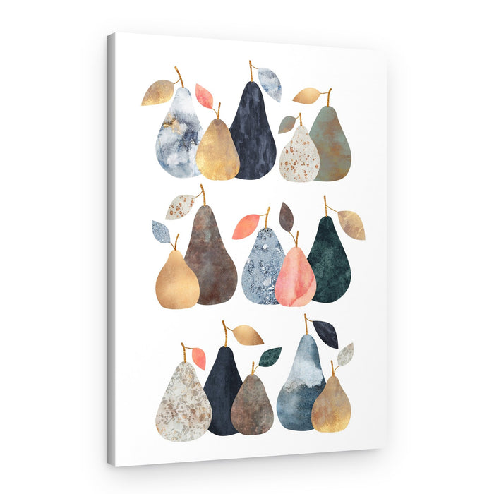 Modern Abstract Pears – Canvas Print
