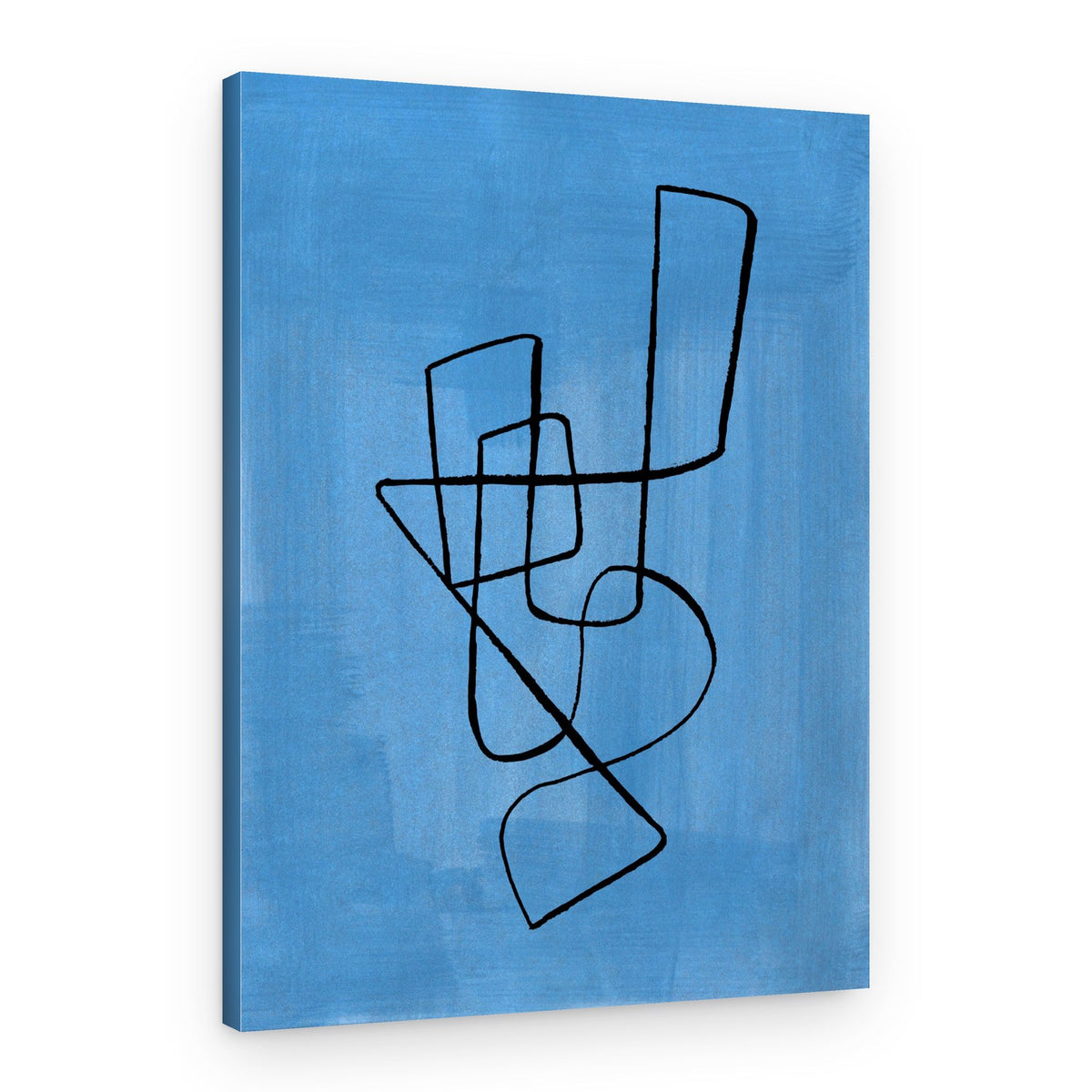 Modern Geometric Lines – Canvas Print