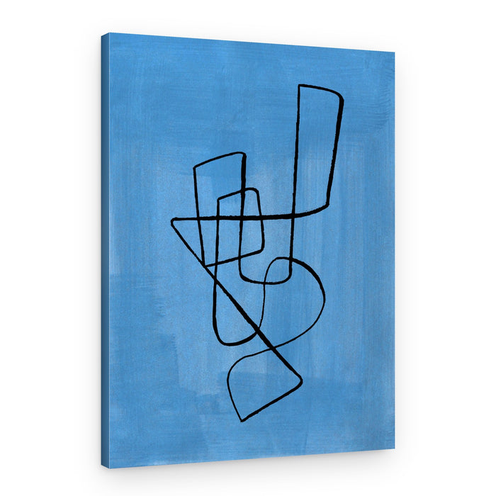Modern Geometric Lines – Canvas Print