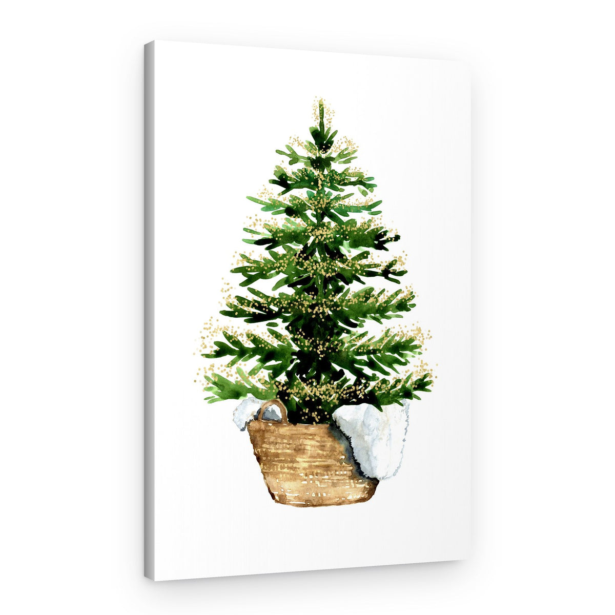 Sparkling Christmas Tree – Canvas Print