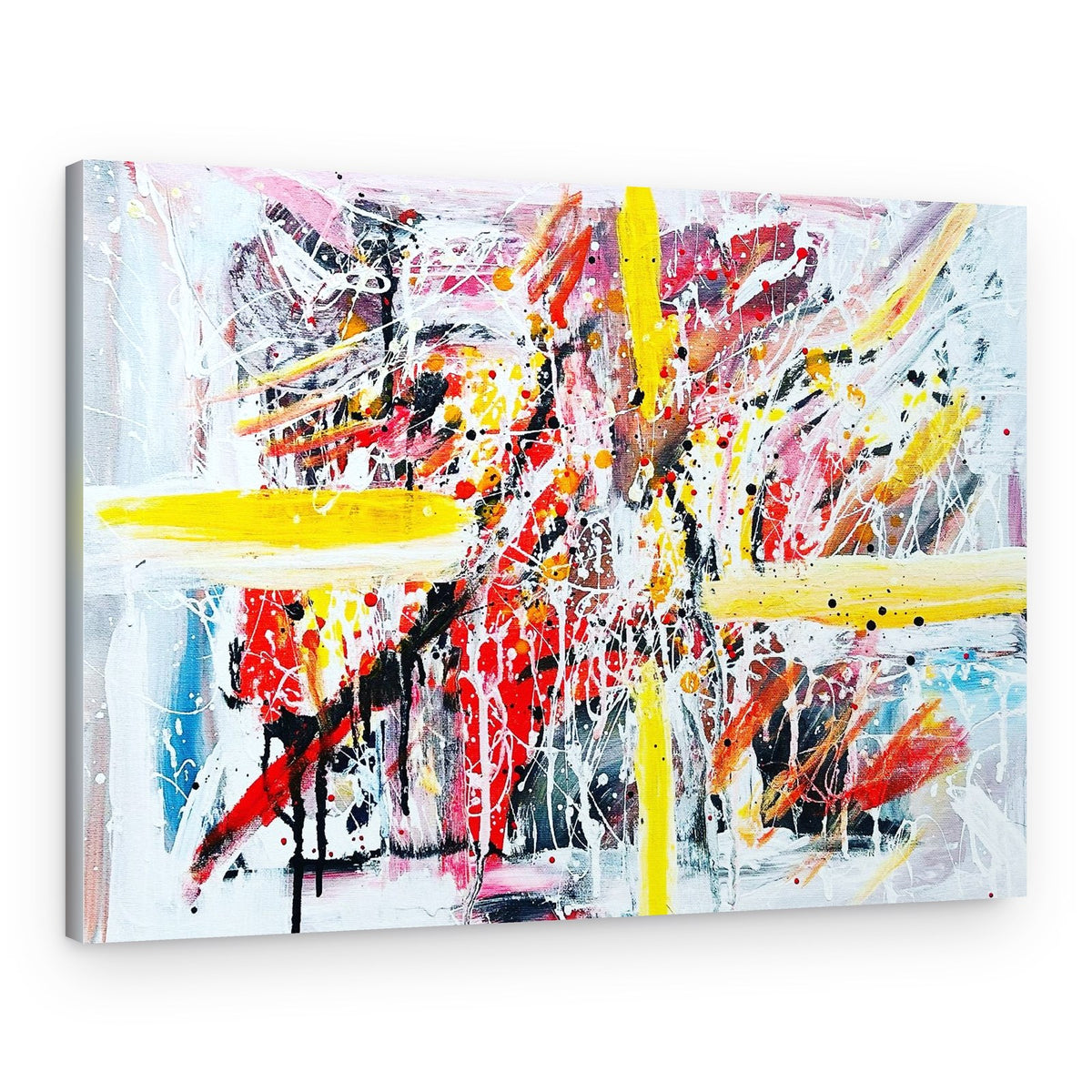 Vibrant Paint Explosion – Canvas Print
