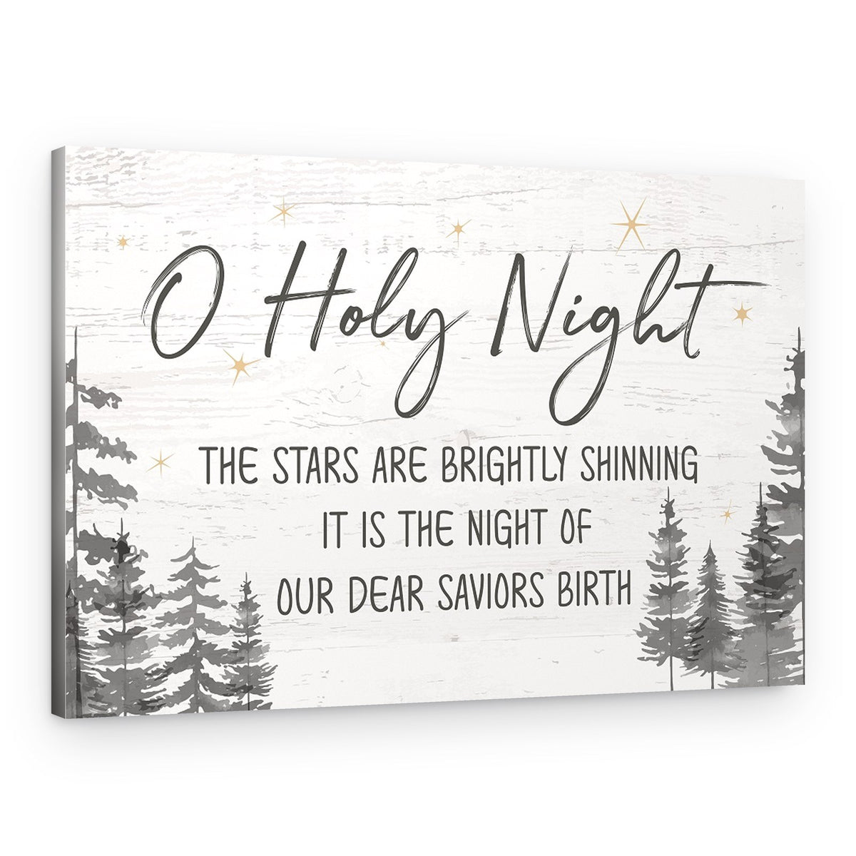 O Holy Night Christmas Canvas Print – Canvas Print