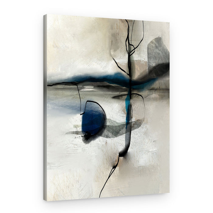 Abstract Blue Horizon – Canvas Print