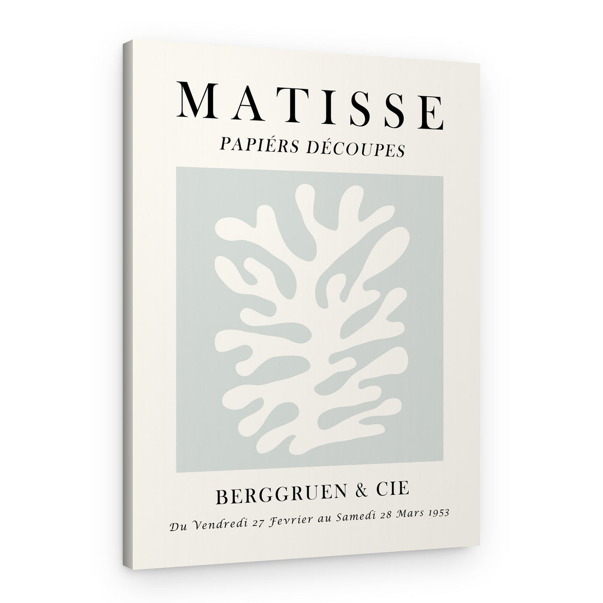 Modern Organic Silhouette – Canvas Print