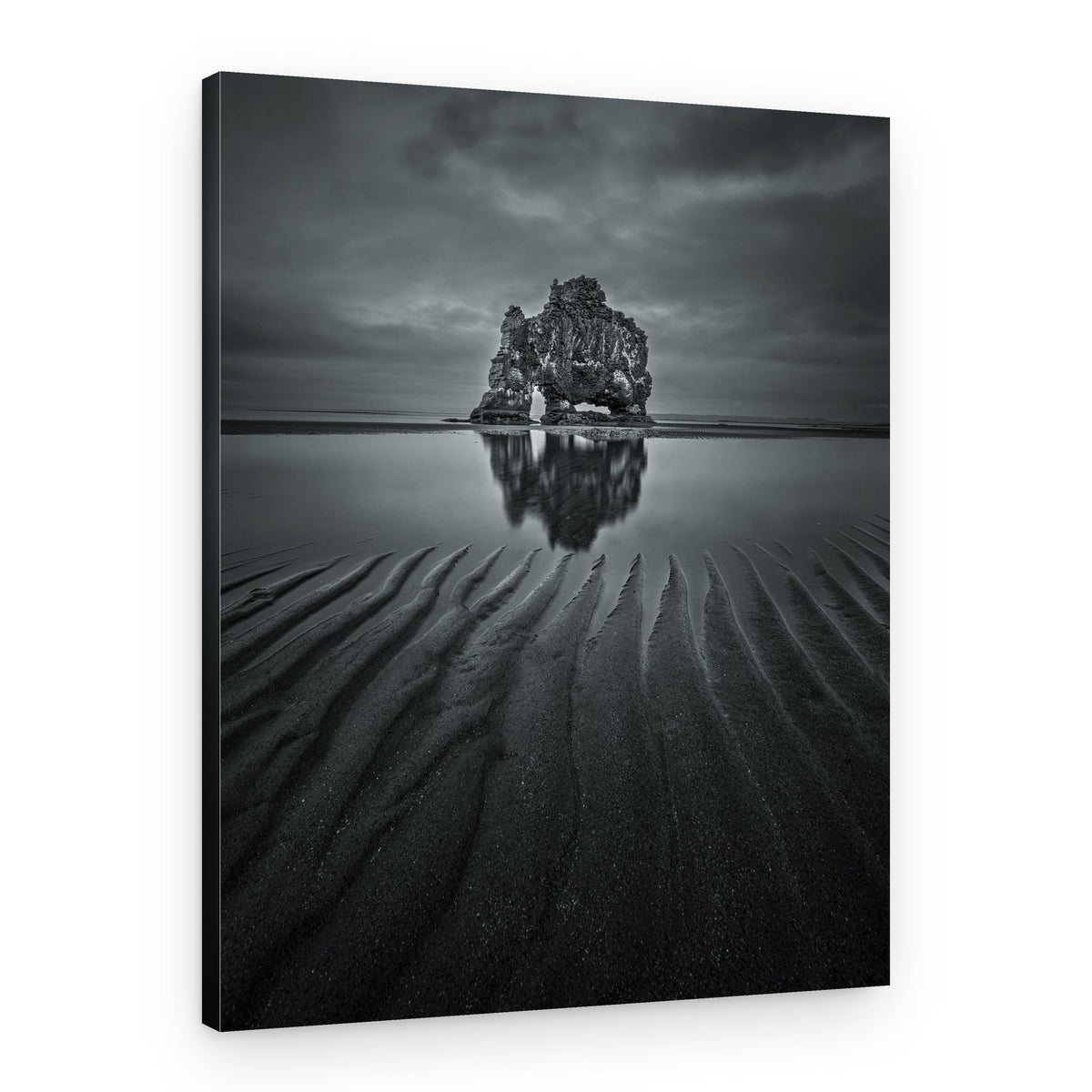 Majestic Sea Stack Reflection – Canvas Print