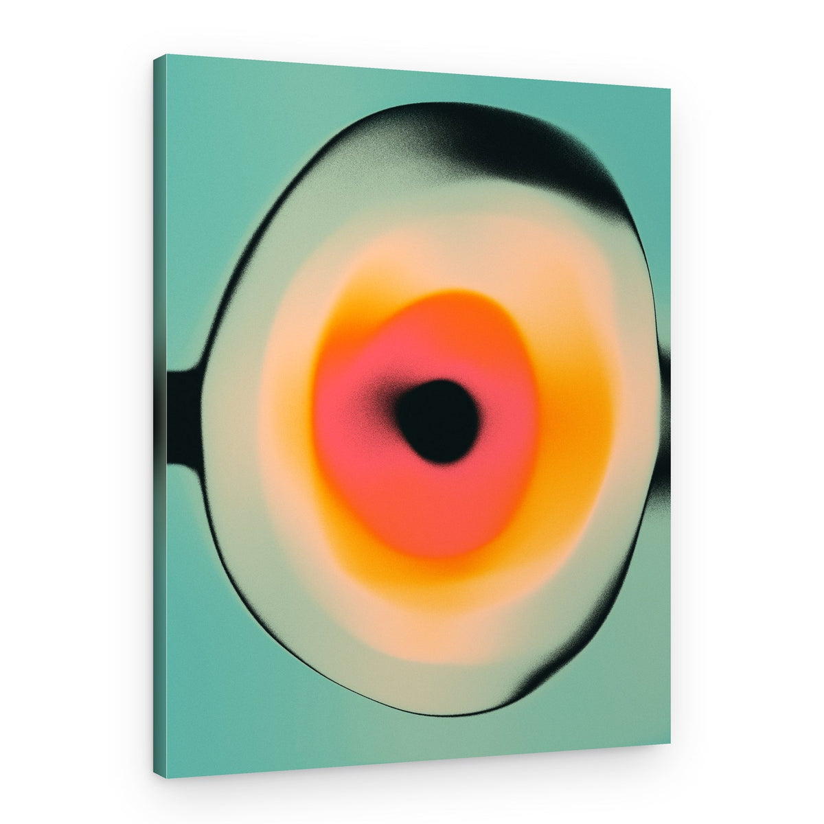 Vibrant Gradient Orb – Canvas Print