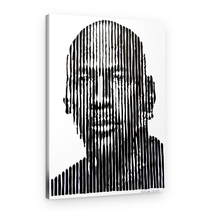 Abstract Line Face – Canvas Print