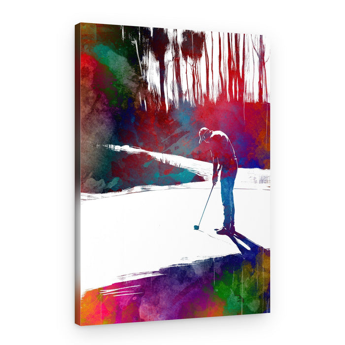 Golf Player Sport Art (1) – Canvas Print