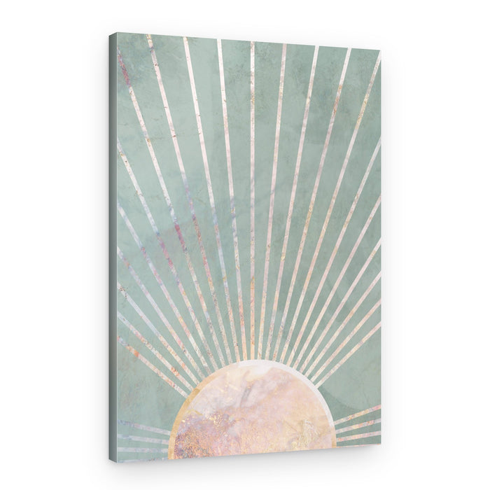 Rising Sun Rays – Canvas Print