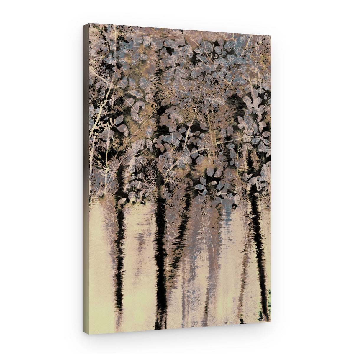 Moody Forest Reflections – Canvas Print