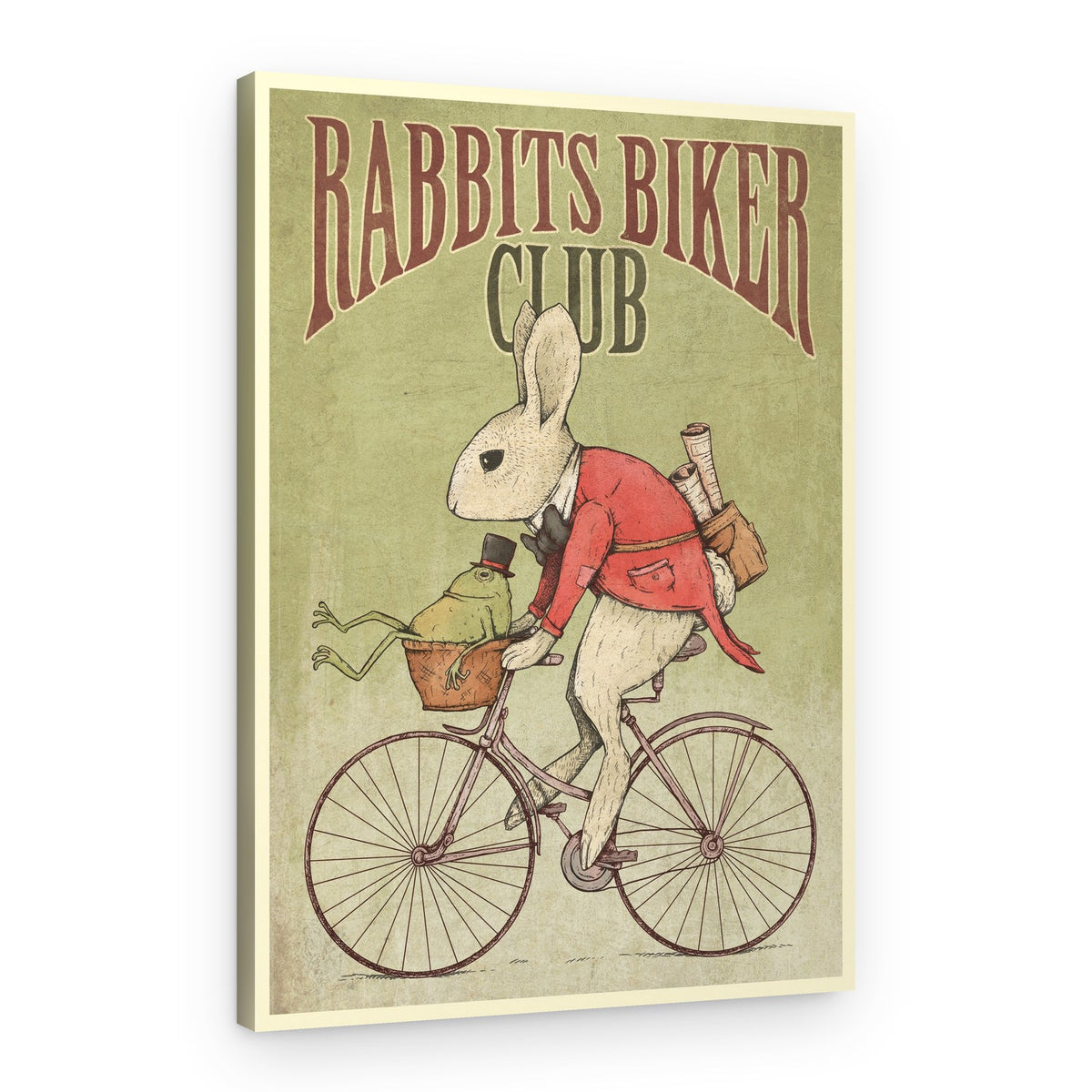 Rabbits Biker Club – Canvas Print