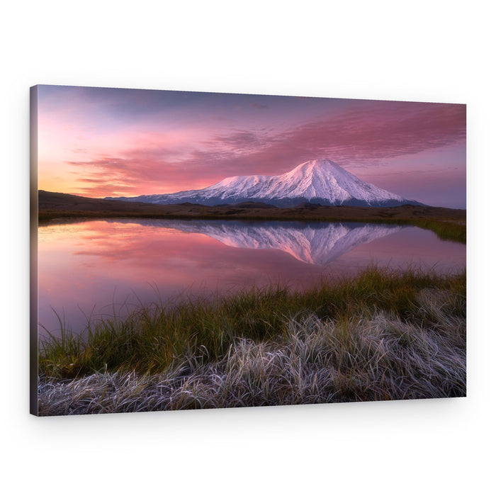 Vibrant Mountain Sunset – Canvas Print
