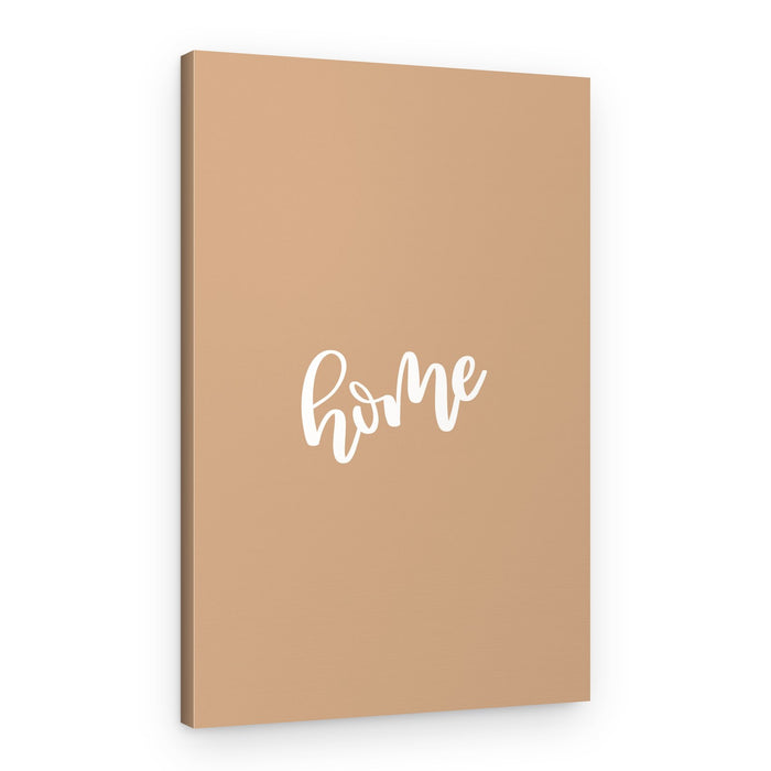 Cozy Home Script – Canvas Print