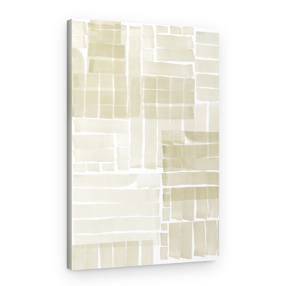 Soft Abstract Grid – Canvas Print