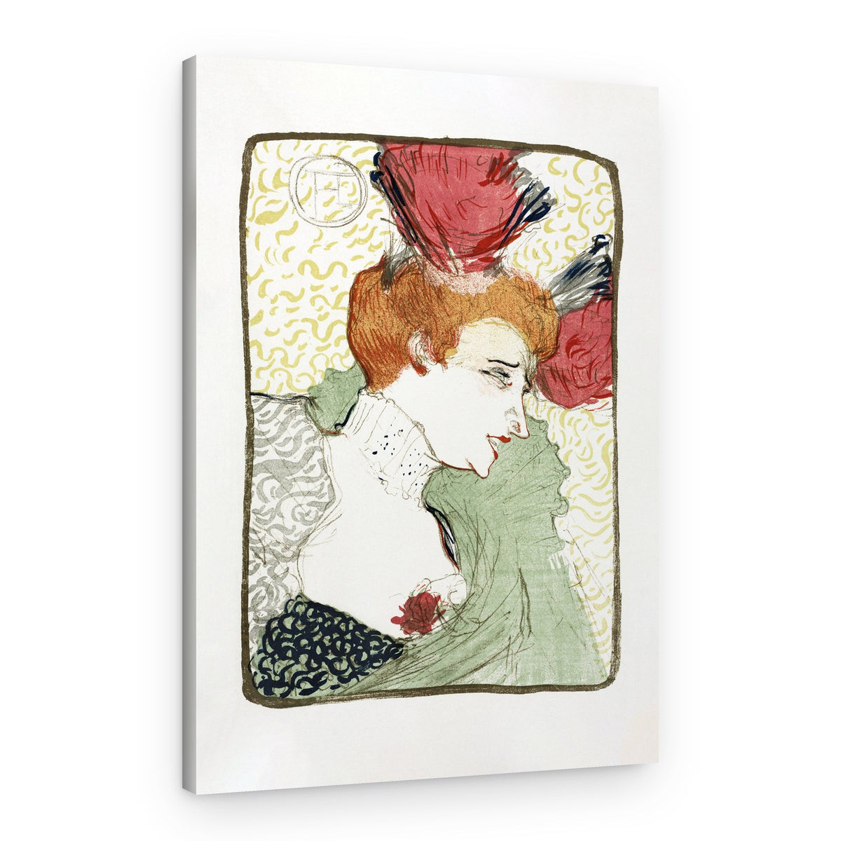 Bust of Mademoiselle Lender (1895) – Canvas Print