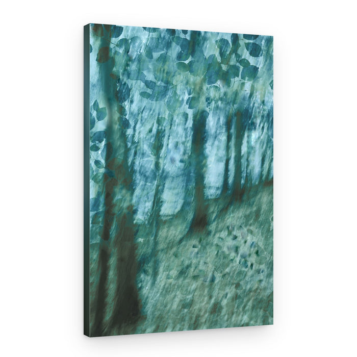 Soft Blue Green Forest – Canvas Print