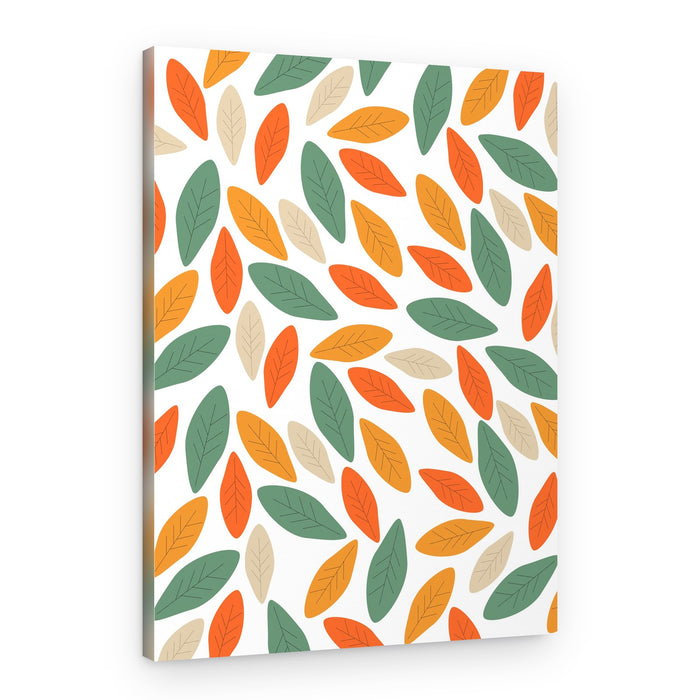Autumn Leaf Pattern – Canvas Print