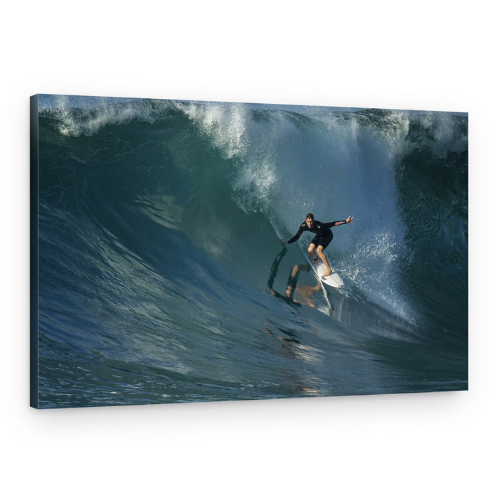 Riding The Big Wave – Canvas Print
