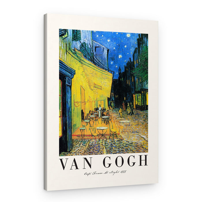 Cafe Terrace At Night – Canvas Print