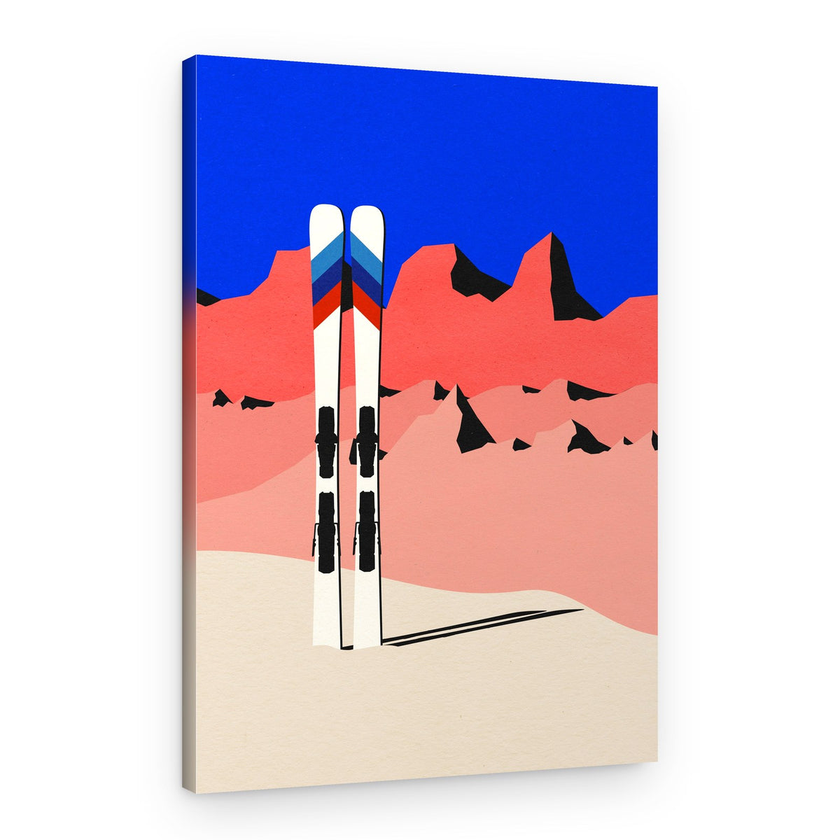 Ski Alpin – Canvas Print