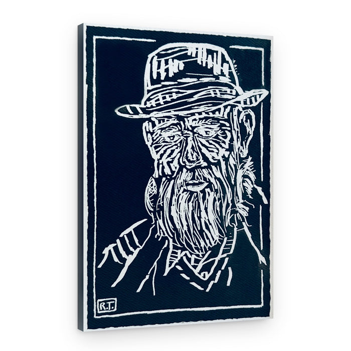 Rugged Bearded Man – Canvas Print