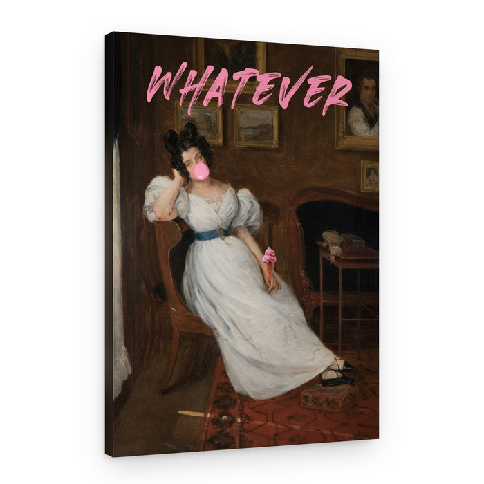 Whatever Sassy Regency Lady – Canvas Print