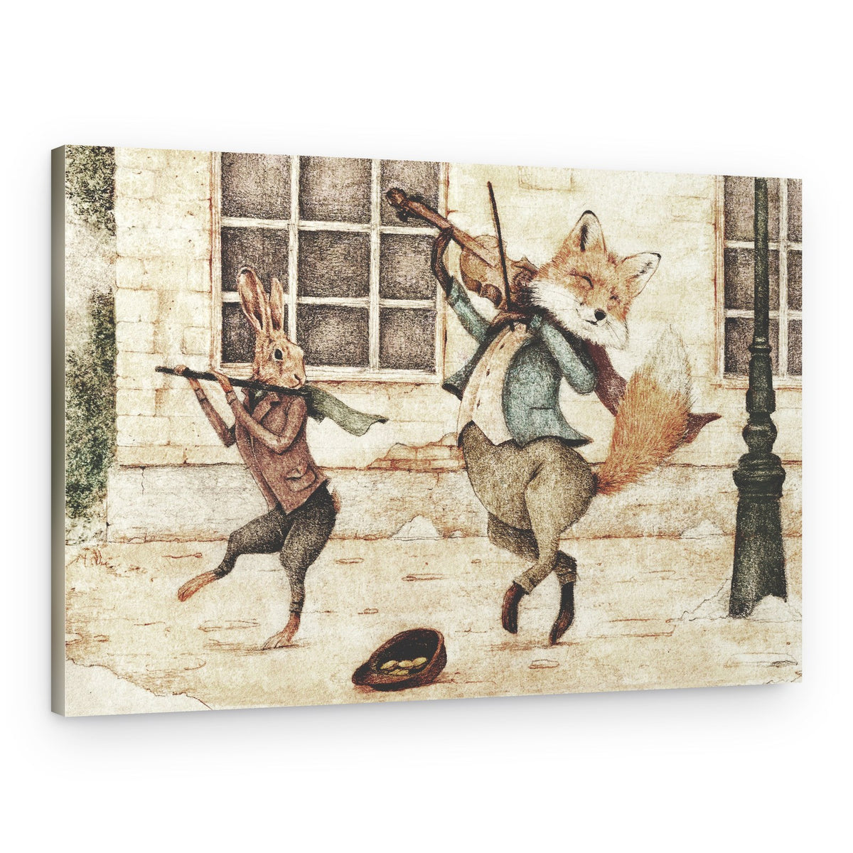Street Musicians – Canvas Print