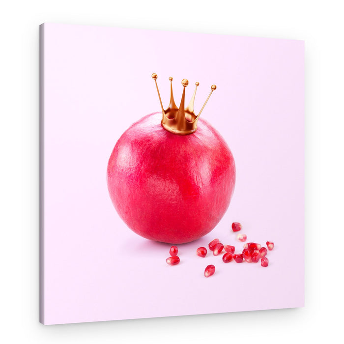 Royal Pomegranate Crown – Canvas Print