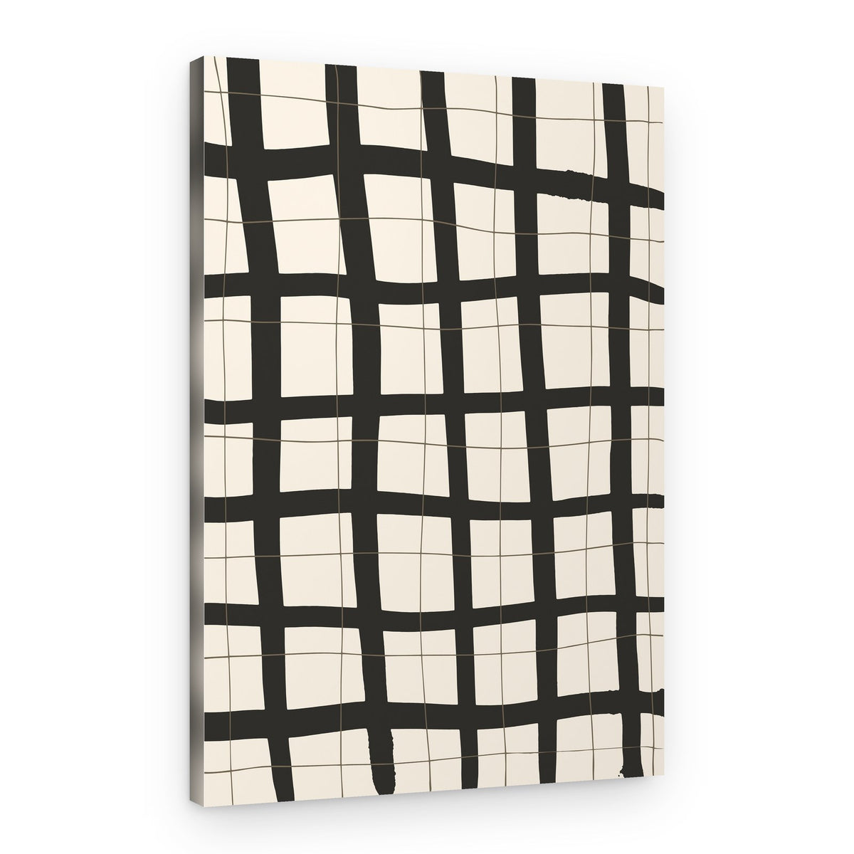 Bold Irregular Grid – Canvas Print