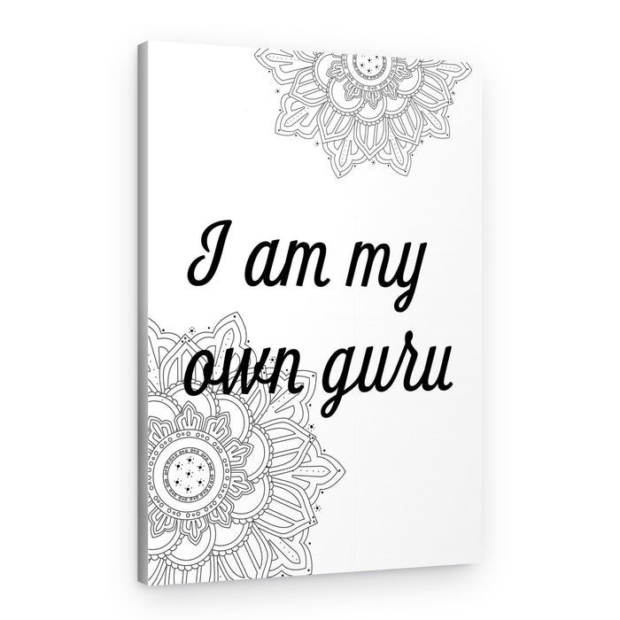 I Am My Own Guru – Canvas Print
