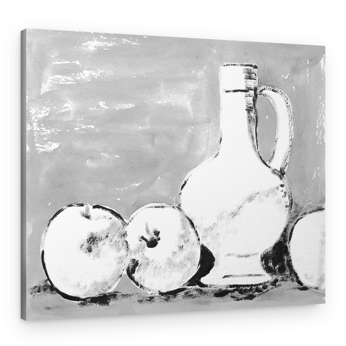 Rustic Apples and Jug – Canvas Print
