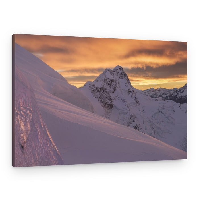Alpenglow Mountain Sunset – Canvas Print