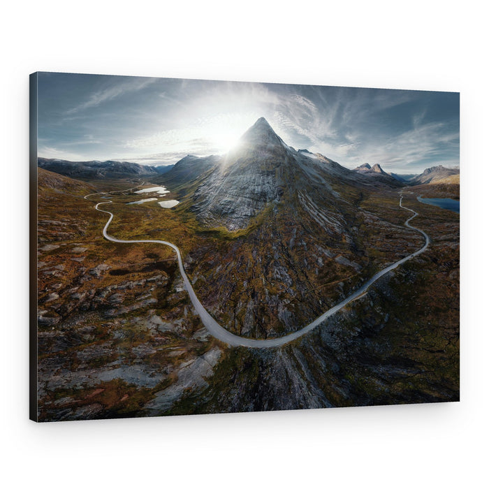 Winding Mountain Road – Canvas Print