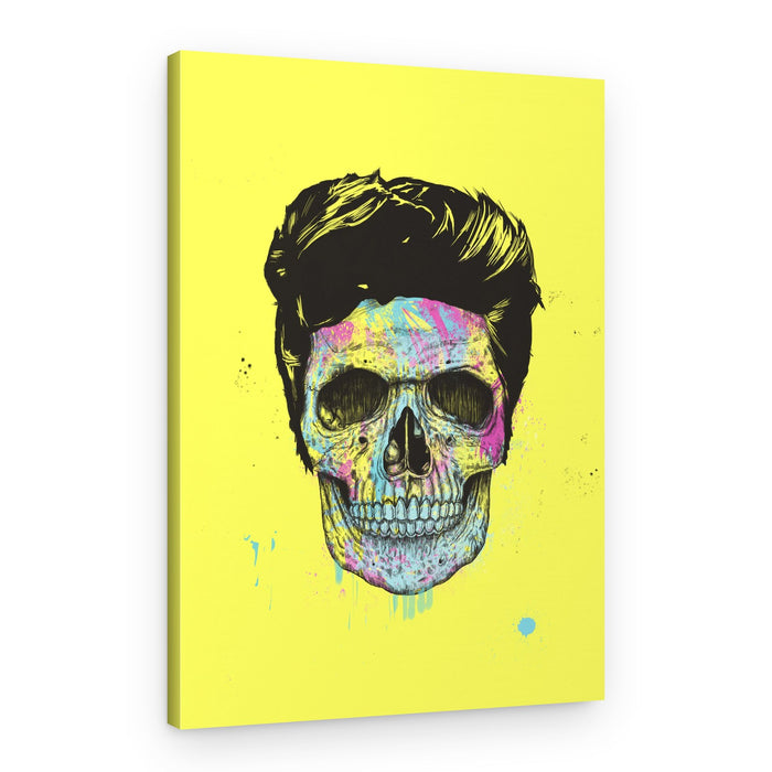 Vibrant Skull Art – Canvas Print